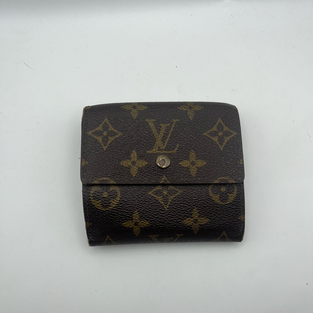Louis Vuitton Brown and Gold Monogram Wallet w/ COA